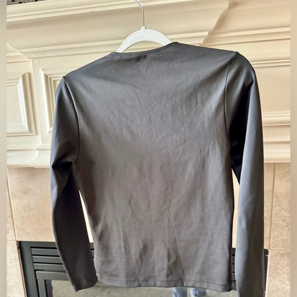 Yeezy Gap Women’s Long Sleeve Second Skin Top Black Size Small - Picture 2 of 10